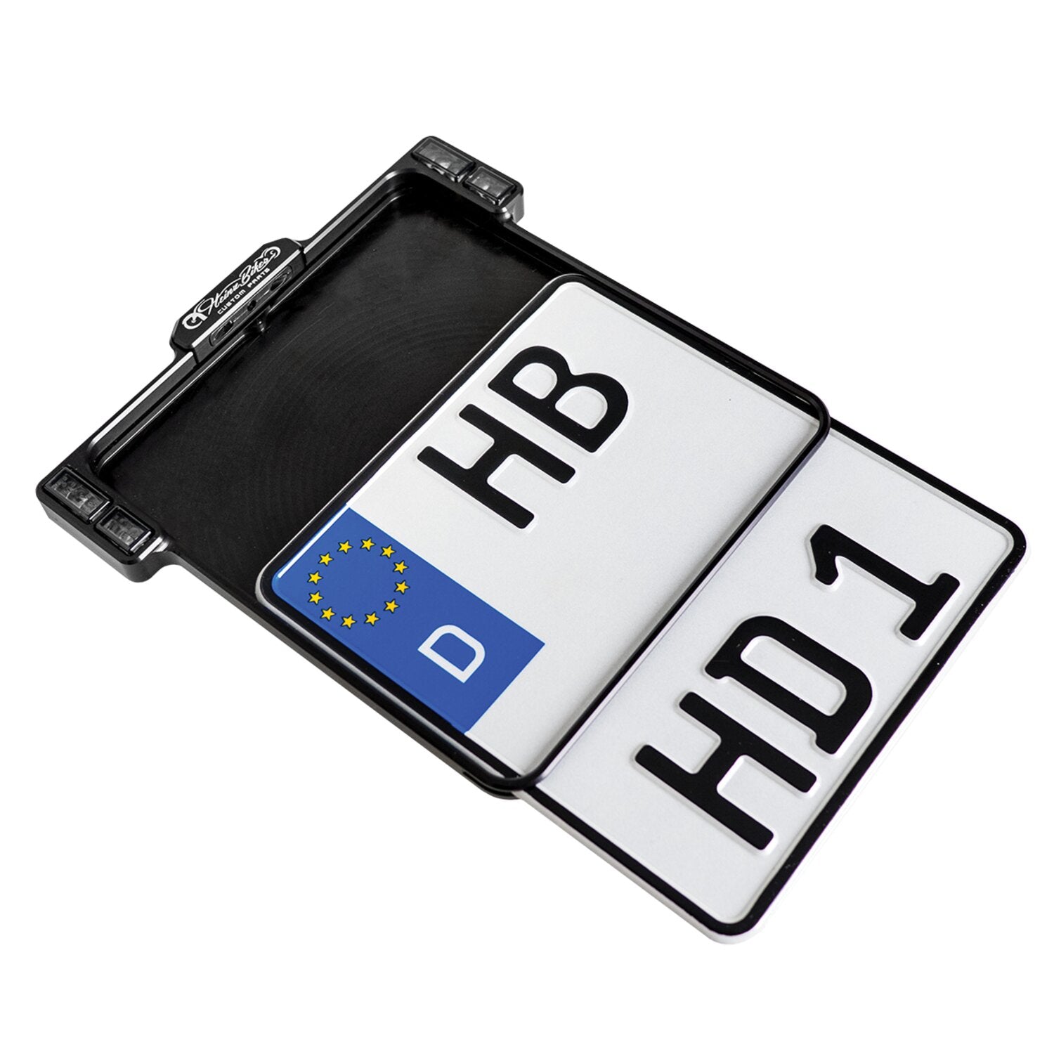 HeinzBikes All-Inn 2.0 license plate bracket with taillight