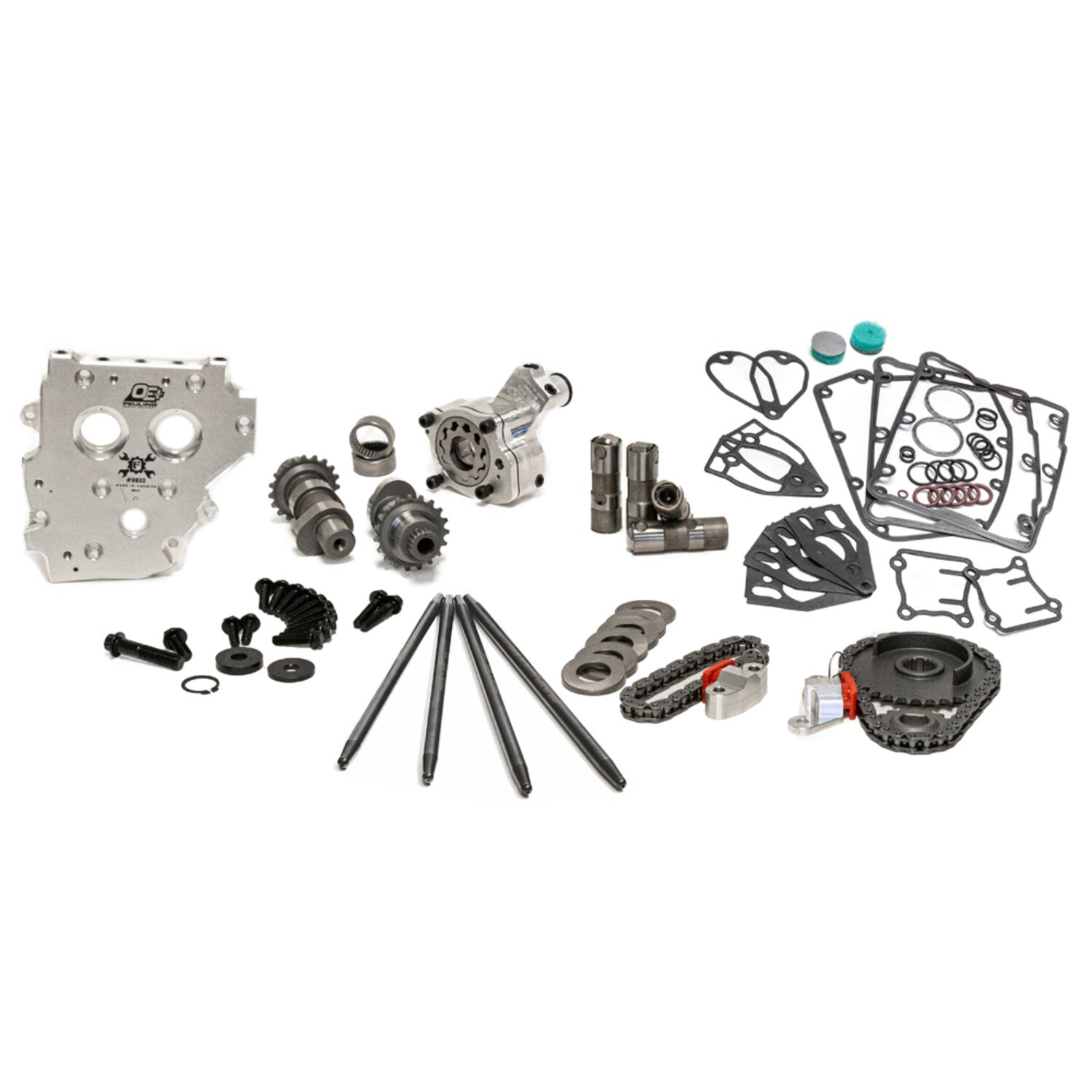 Feuling OE+ 543 cam chest conv - kit - With pushrods