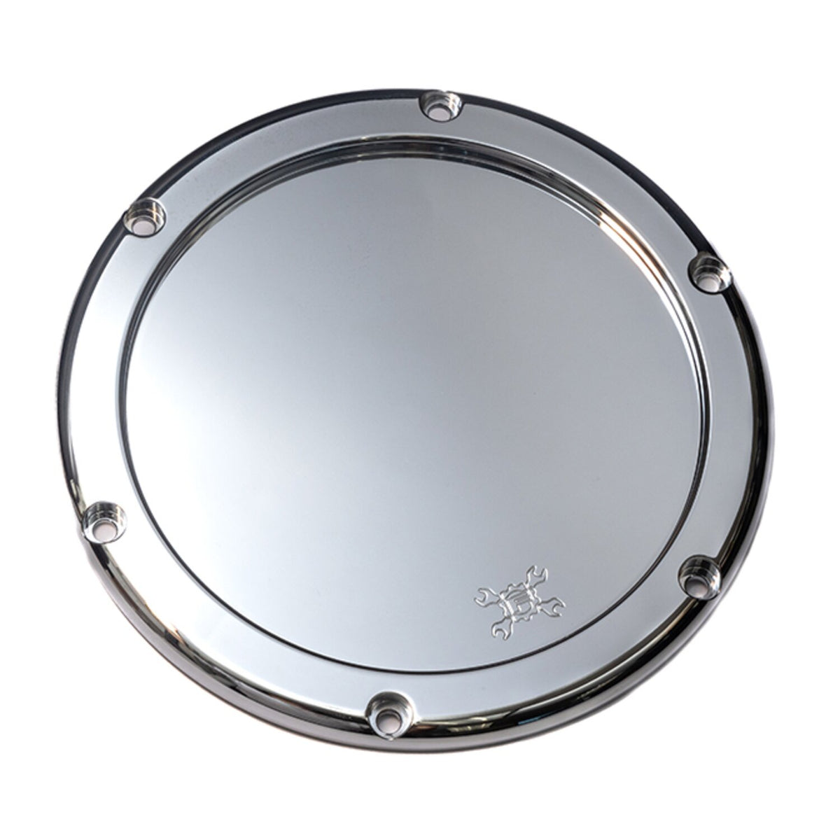 Feuling replacement BA air filter cover - Chrome - Solid