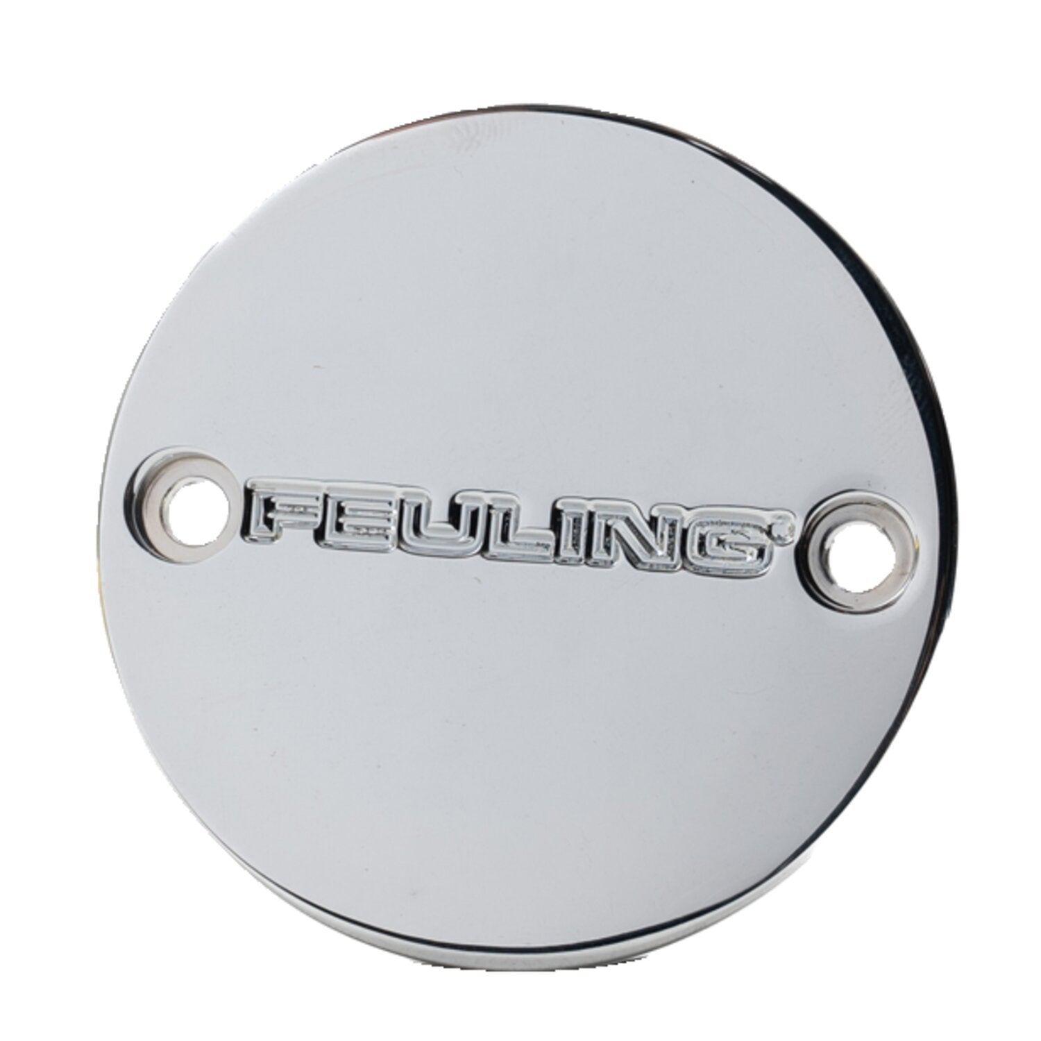 Feuling point cover - Feuling Text Logo - Chrome