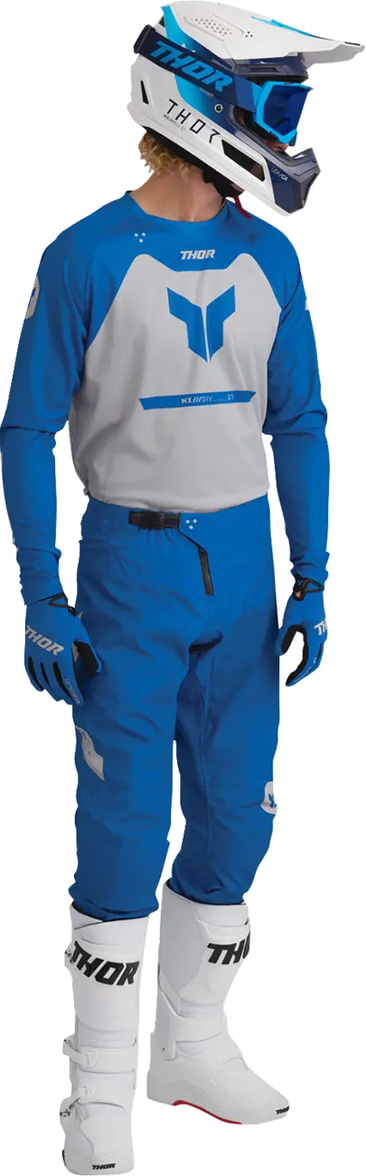 Thor Ridemode Static Gloves - Black/Blue