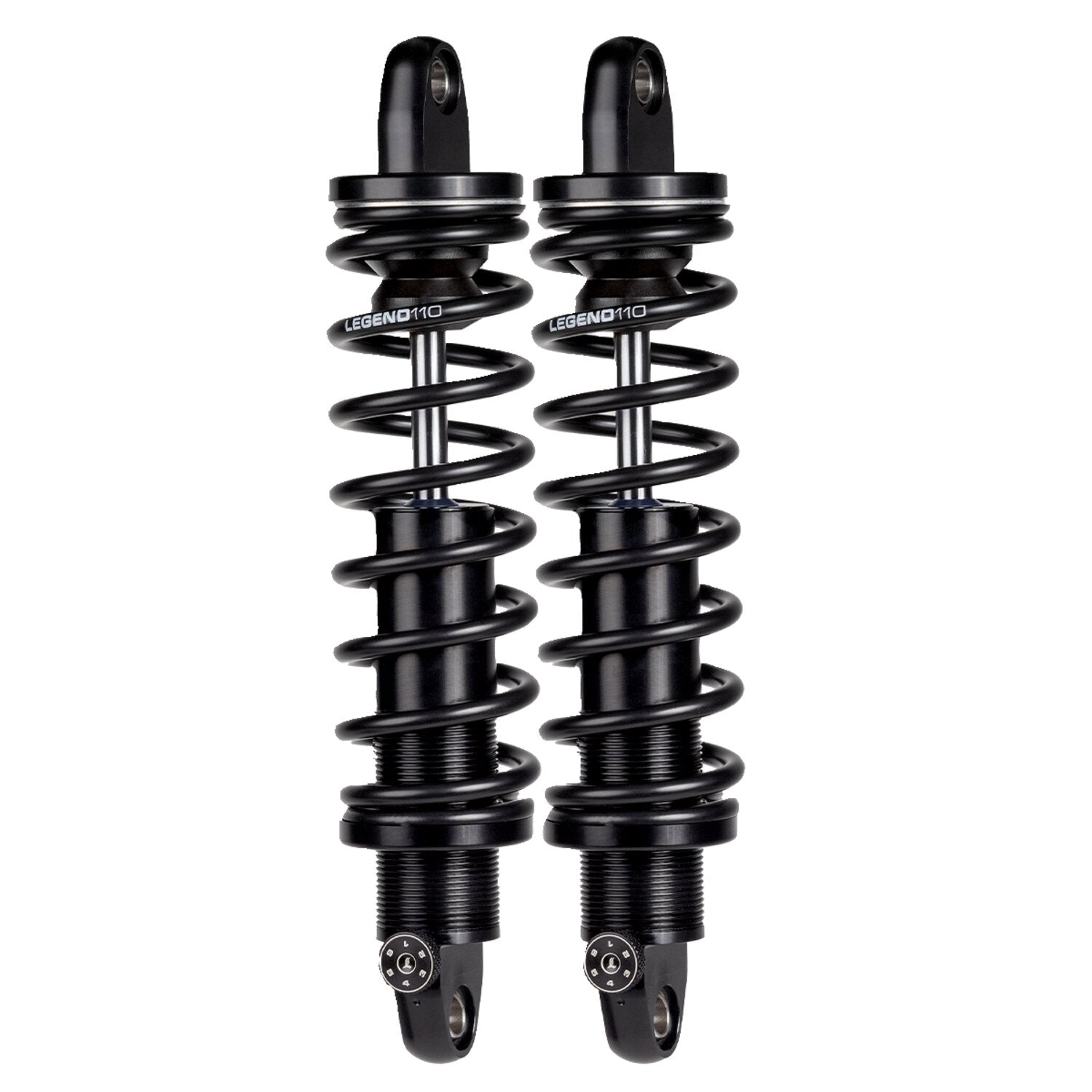 Legend Air Suspension Legend Revo-A shock set - STD duty - 12" Black