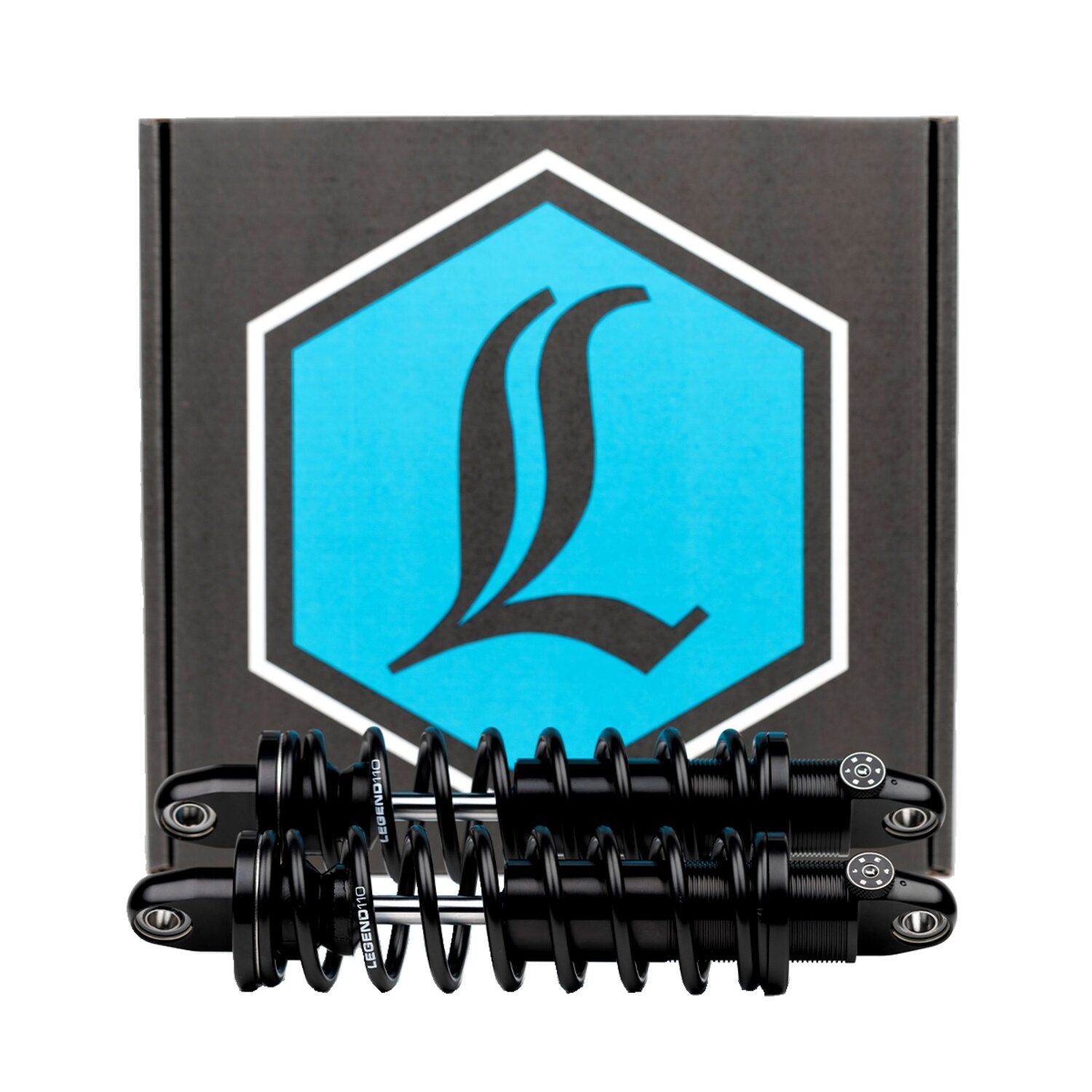 Legend Air Suspension Legend Revo-A shock set - Heavy Duty - 13" Black