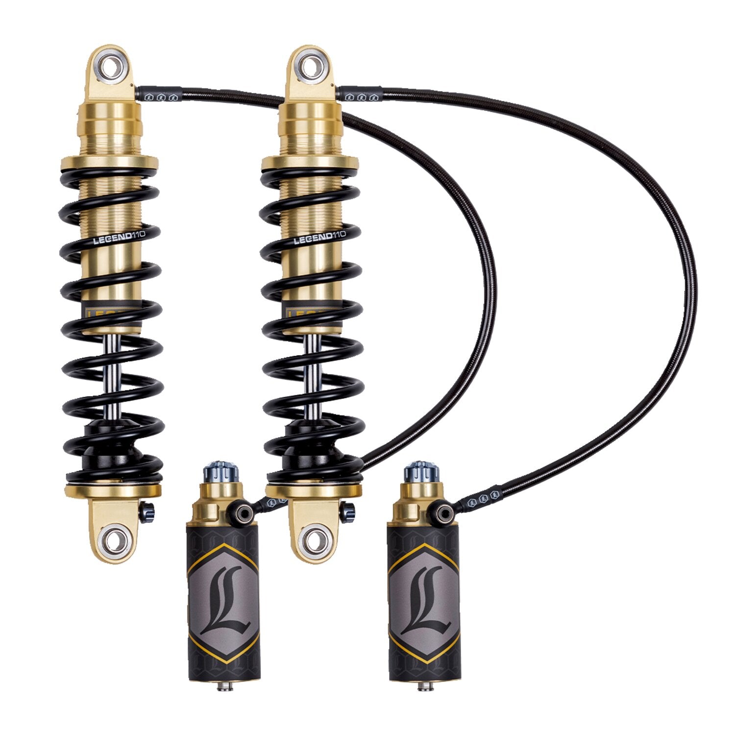 Legend Air Suspension Legend Revo ARC 13" shock set Touring - Gold - STD duty