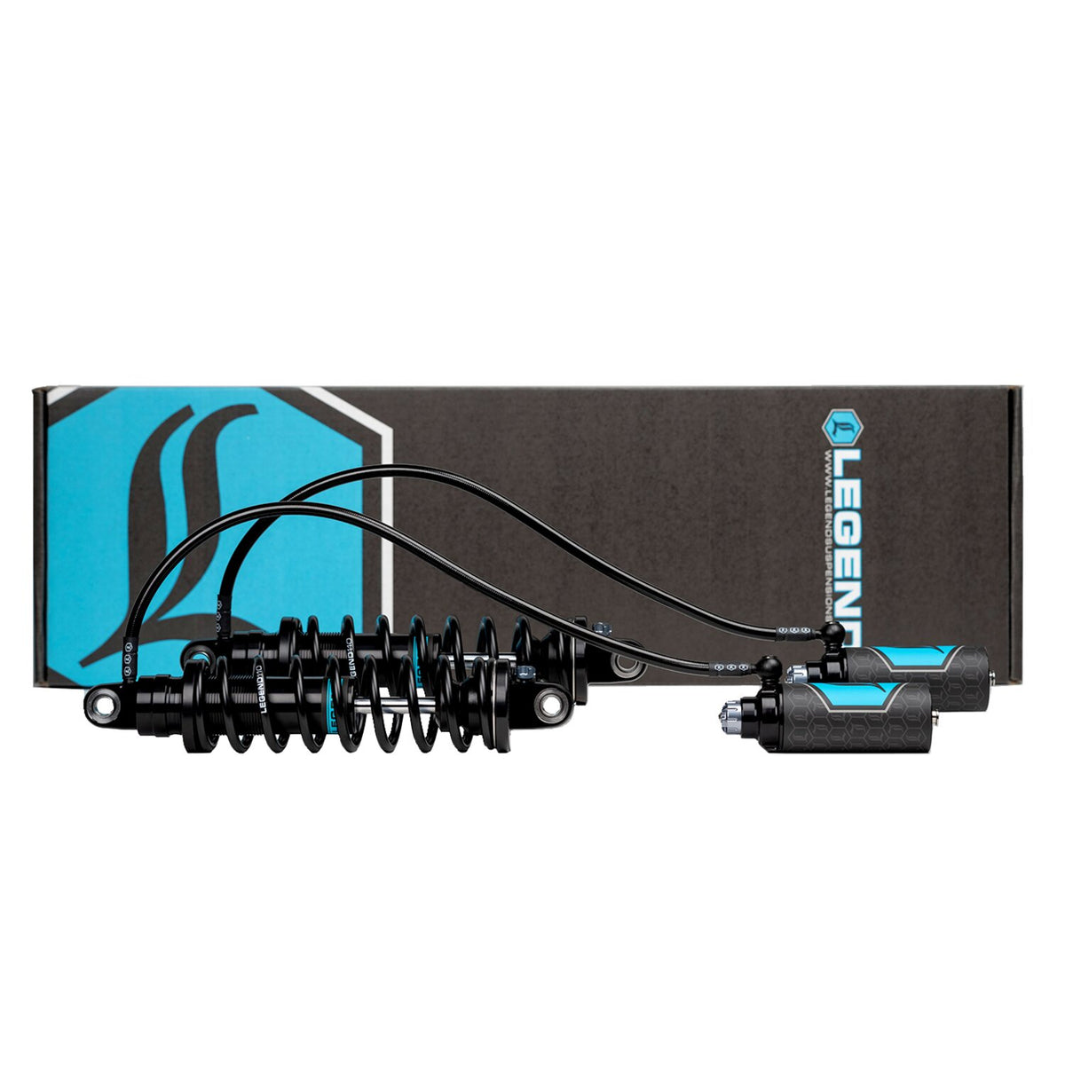 Legend Air Suspension Legend Revo ARC 13" shock set Touring - Black - Heavy duty
