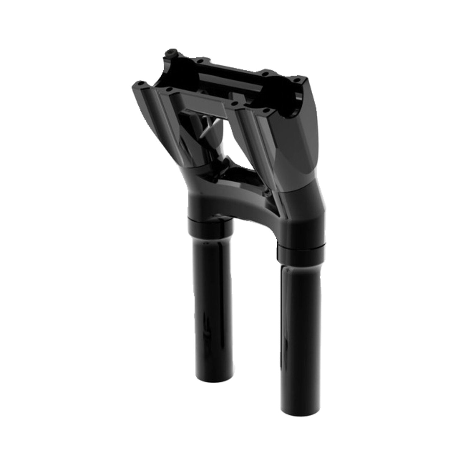 Kraus Topless Isolated Kickback Risers - 10" rise - Black