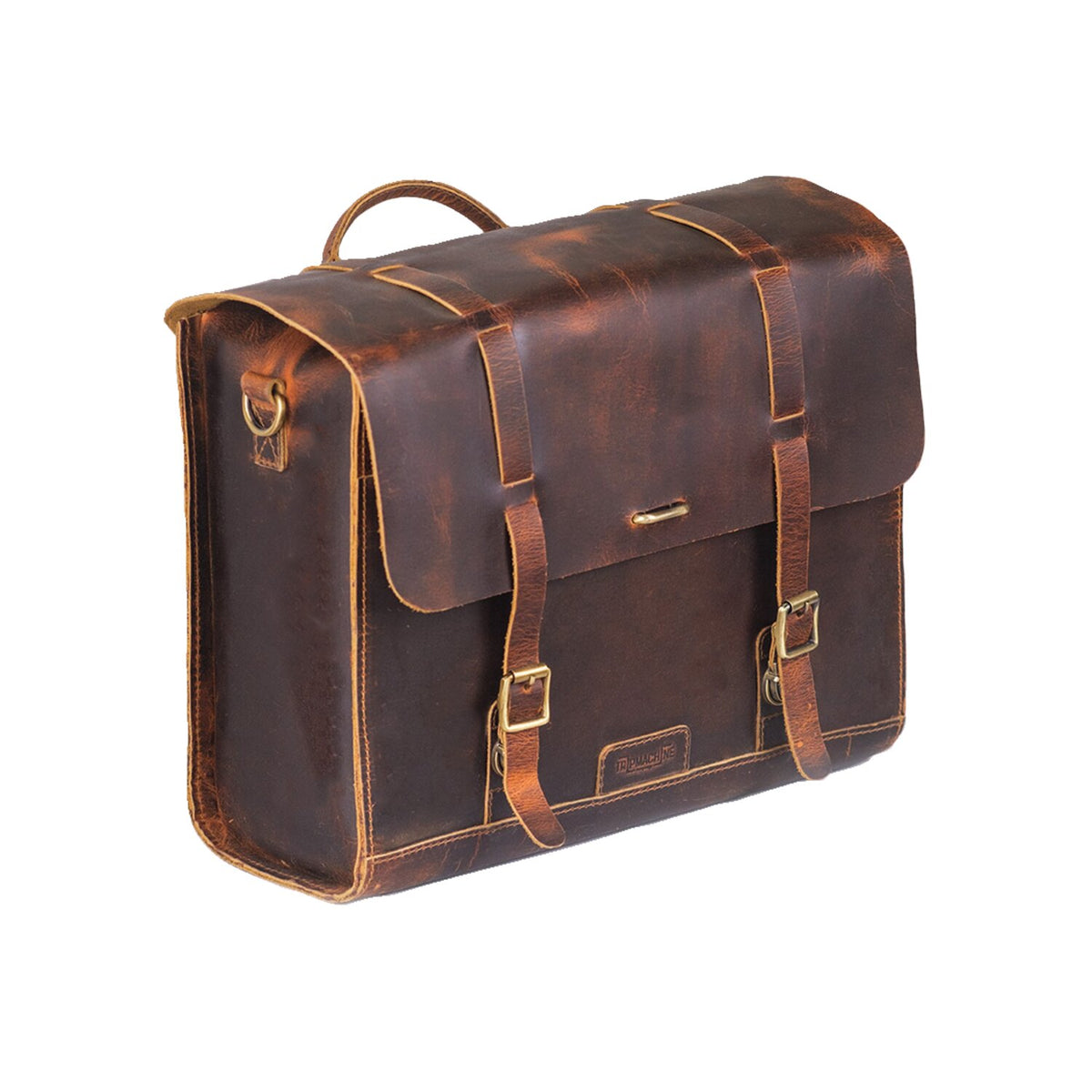 Trip Machine Legacy Saddlebag set - Cognac