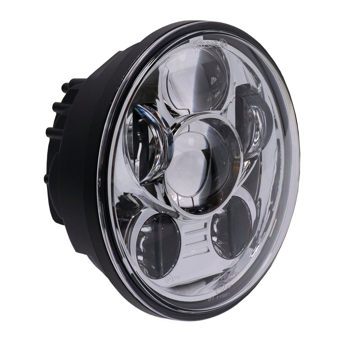 MCS Bright 5-3/4" LED headlamp unit - Chrome