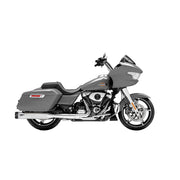 Zard Racing Slip-Ons with Black Alu End Caps - Chrome
