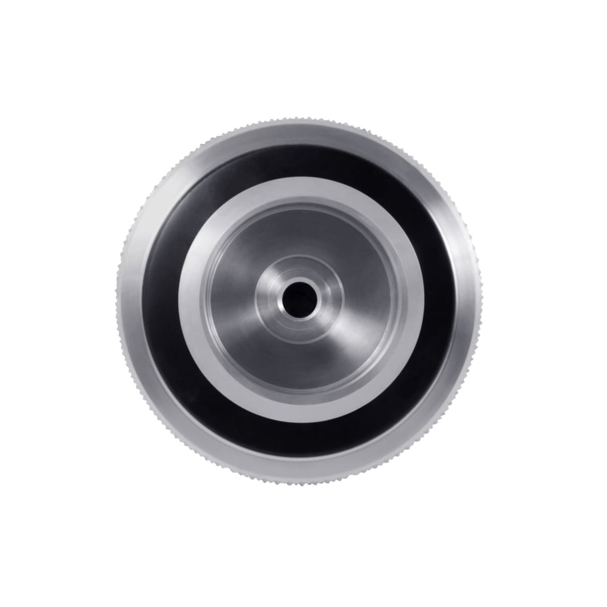 Motone vented gas cap - Clear aluminum