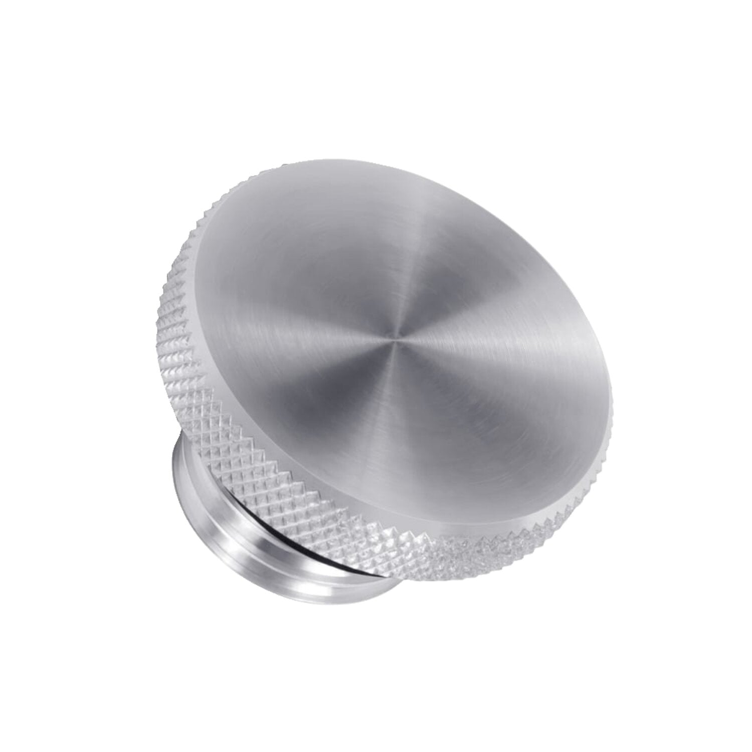 Motone vented gas cap - Clear aluminum