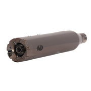 V Performance 114mm Revolver slip-on mufflers - Black Chrome