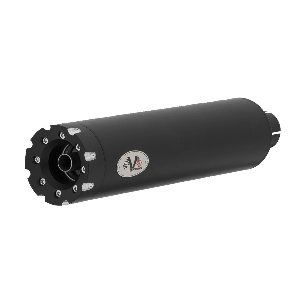 V Performance Revolver 90mm slip-on muffler set - Black