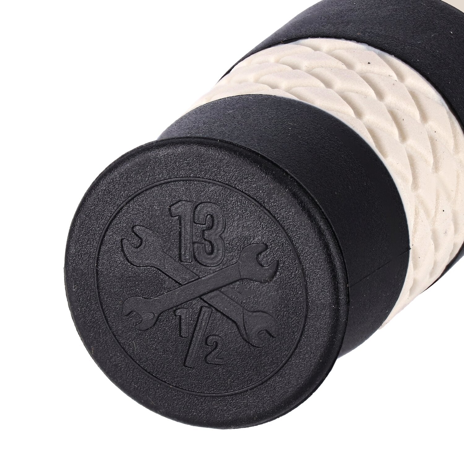 13 and a half company 13 1/2 Outlaw grips black/white 1"