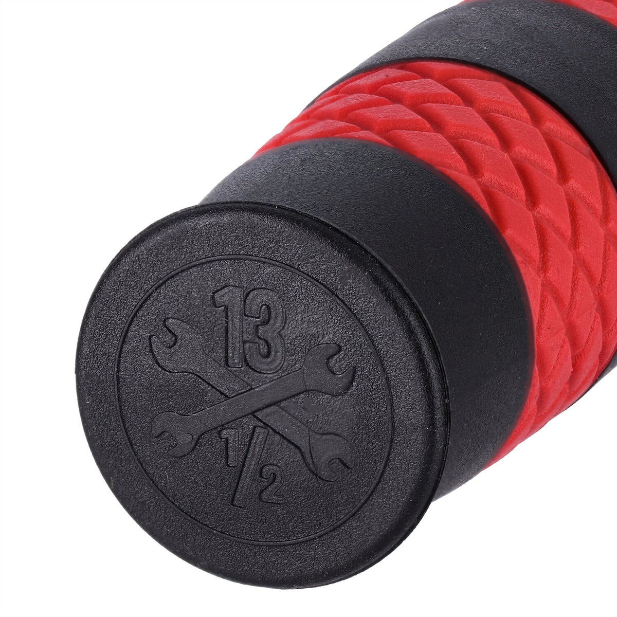 13 and a half company 13 1/2 Outlaw grips black/red 1"