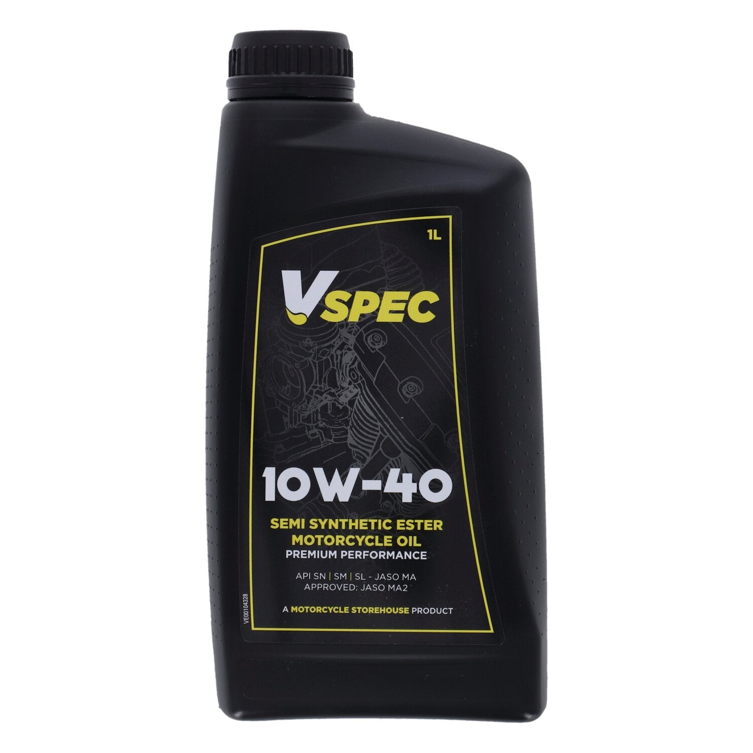 Vspec 10W40 (Semi Synthetic) motor oil - 1 liter