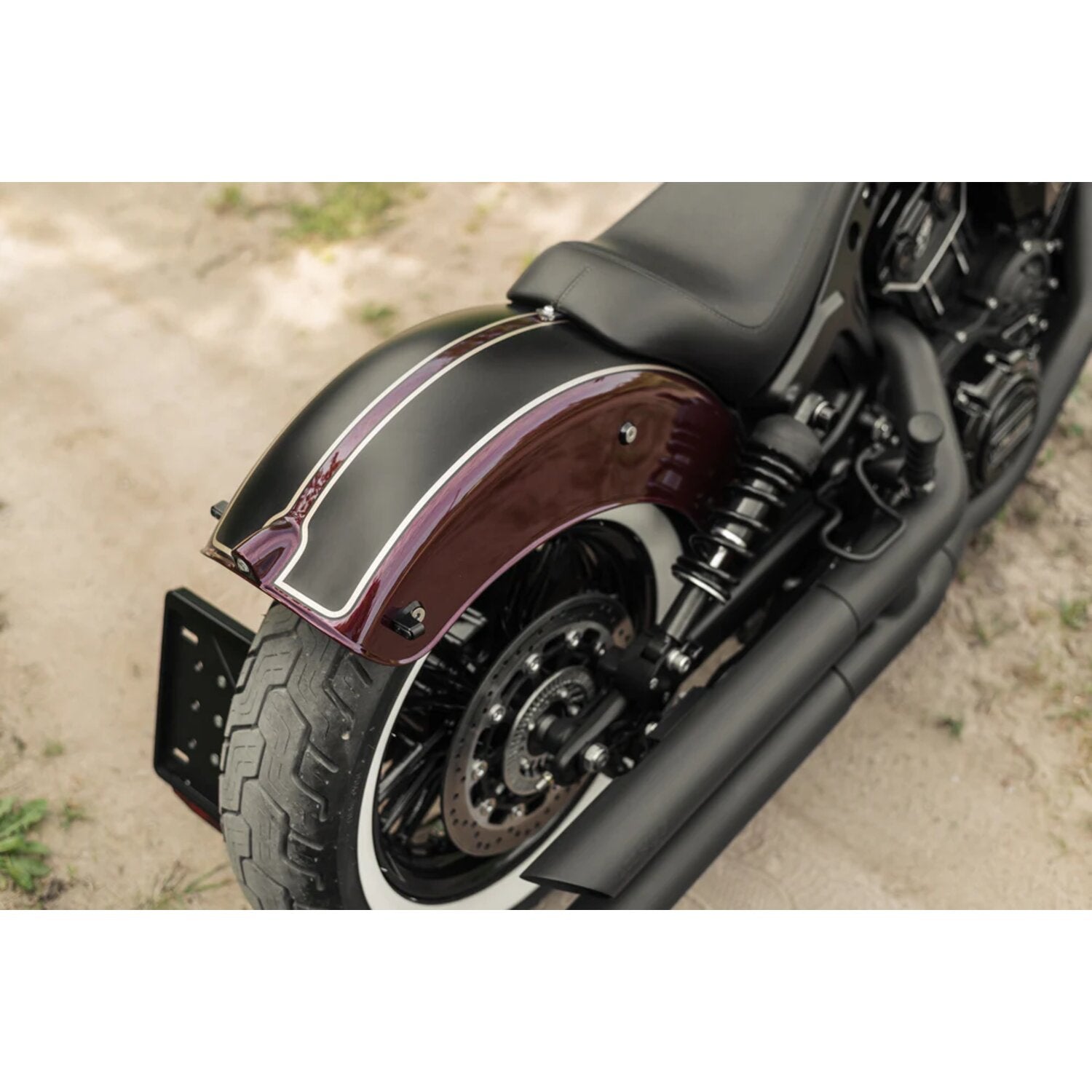 Killer Custom Rear Fender Apache - Black
