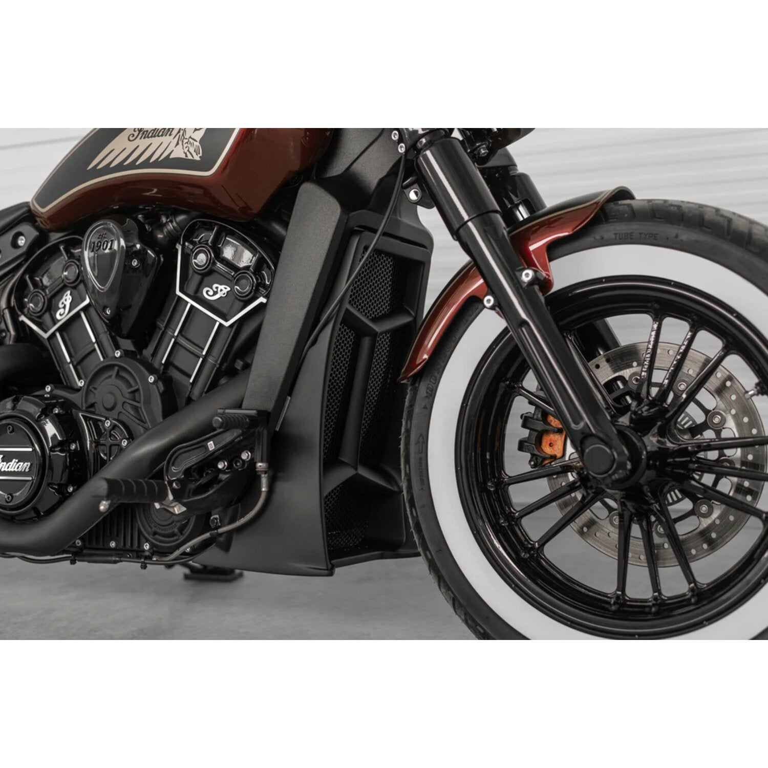 Killer Custom Apache Series Radiator Cover - Black