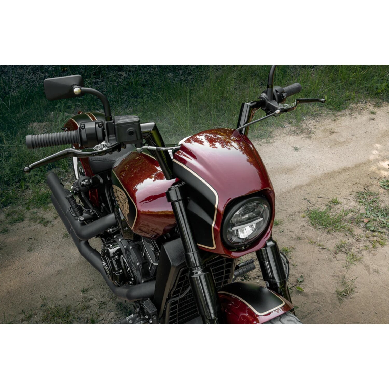 Killer Custom Tomahawk Series Headlight Fairing - Black