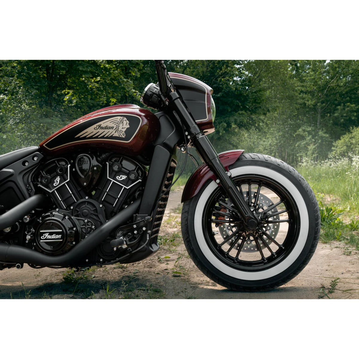 Killer Custom Front Axle Cover Set - Black