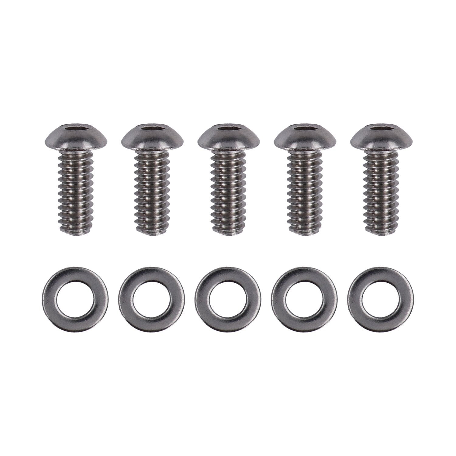 Screws4Bikes bolt kit derby cover - Polished