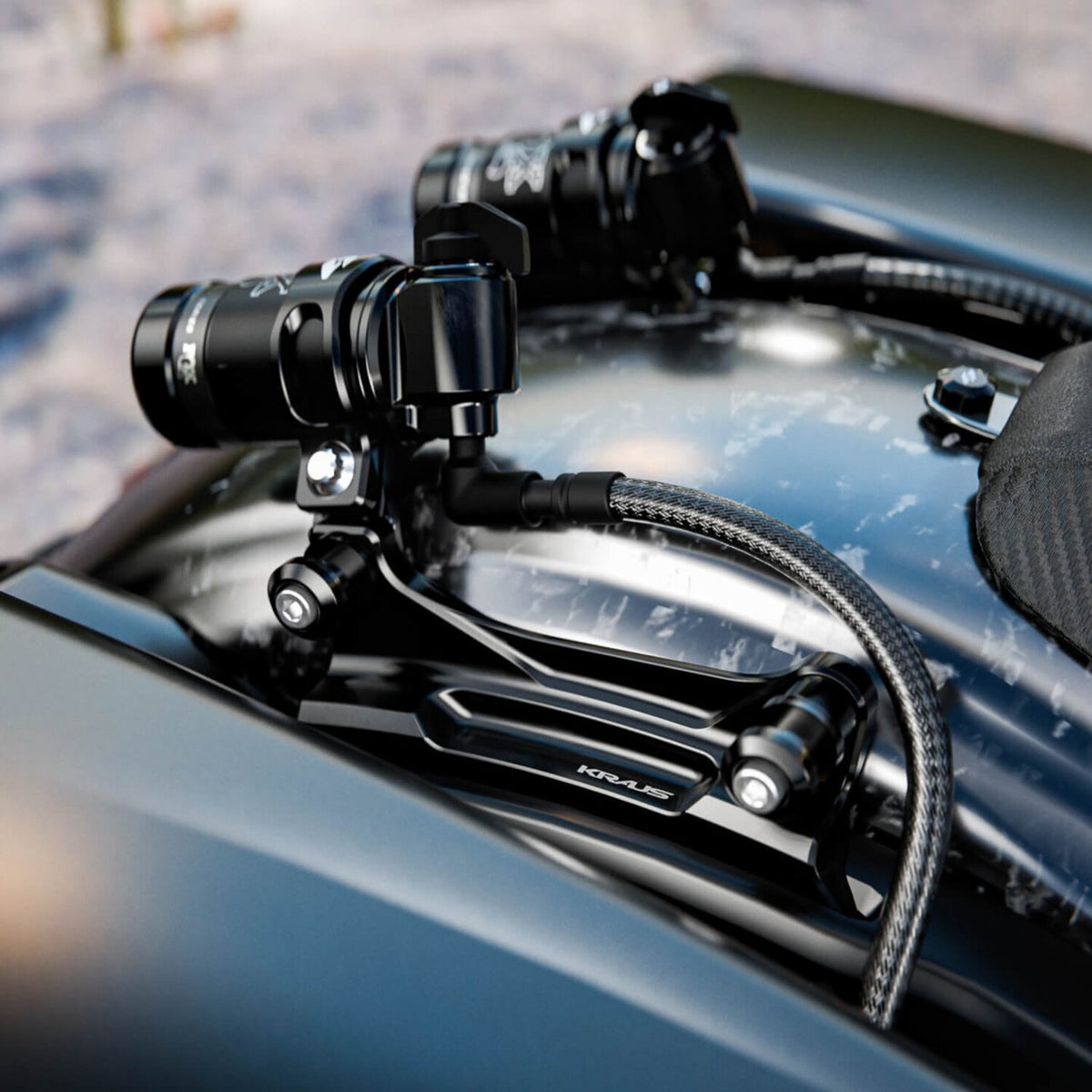 Kraus Pro-4 Docking Hardware for Fox - Black anodized