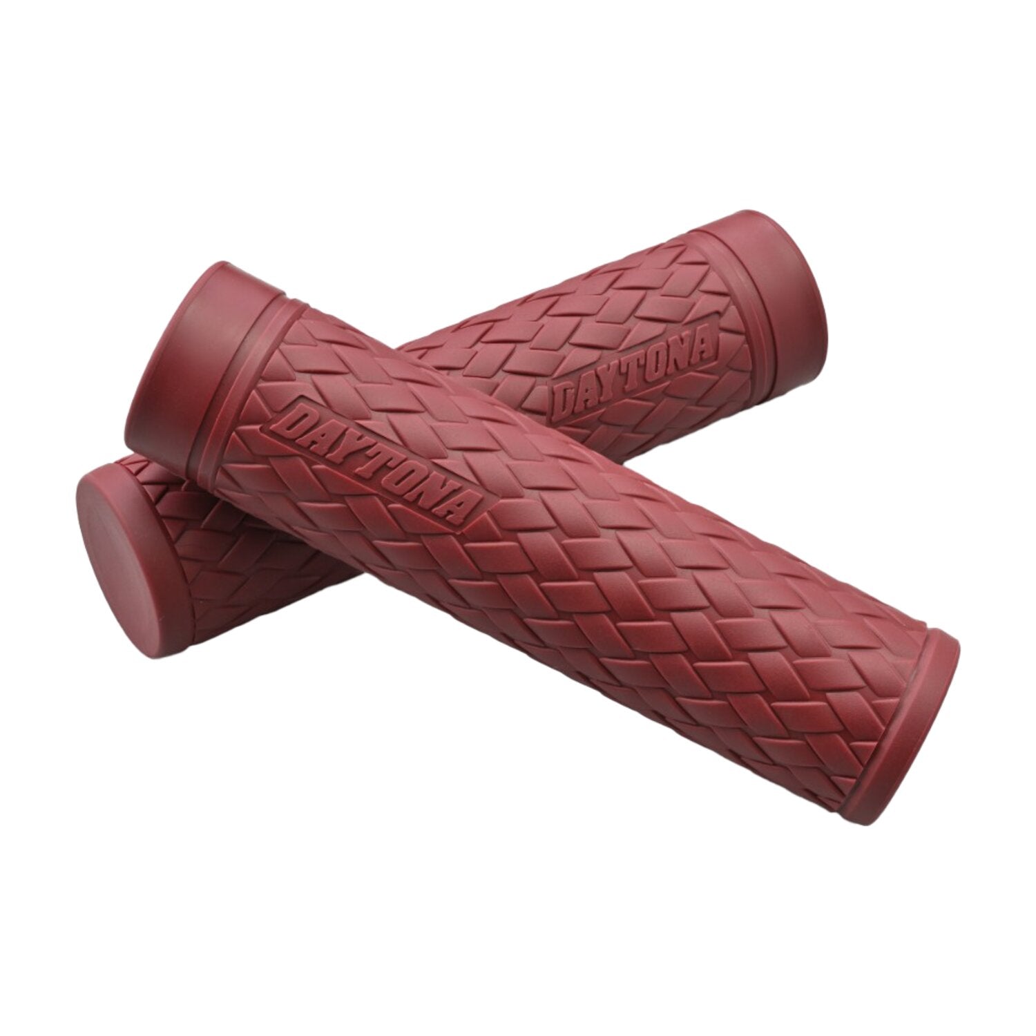 Daytona 1" Grippy Grip set - KNIT - Dark red