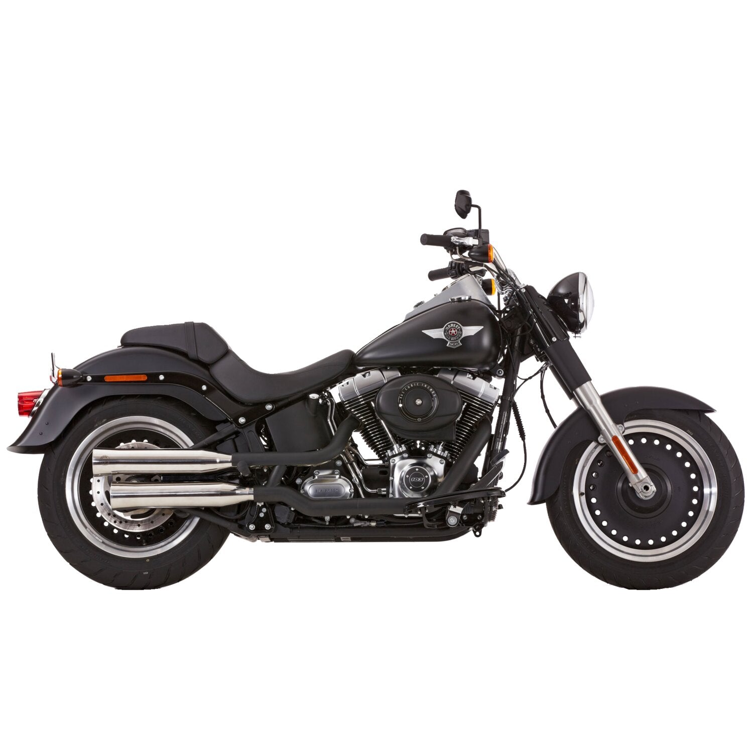 Falcon exhaust Falcon Double Groove slip-on mufflers - Polished