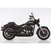 Falcon exhaust Falcon Double Groove slip-on mufflers - Black