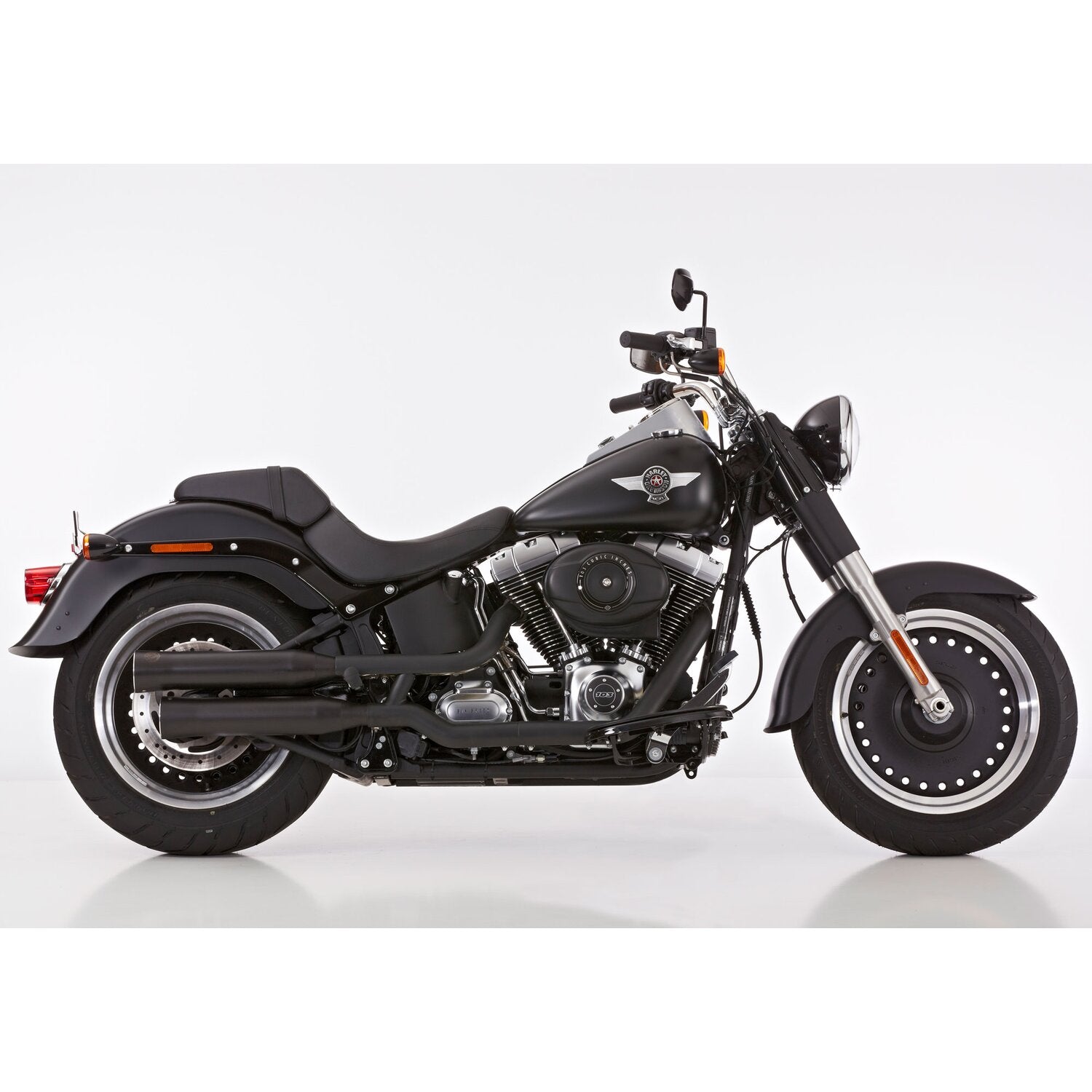 Falcon exhaust Falcon Double Groove slip-on mufflers - Black