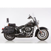 Falcon exhaust Falcon Double groove Slip-ons exhaust Black