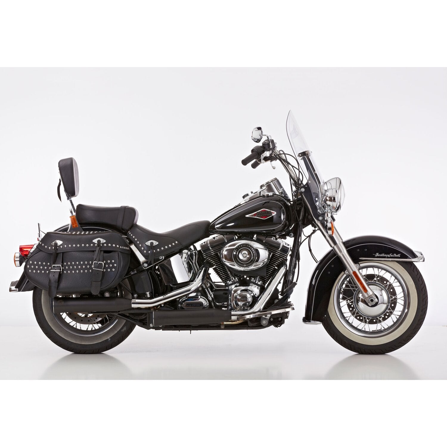 Falcon exhaust Falcon Double groove Slip-ons exhaust Black