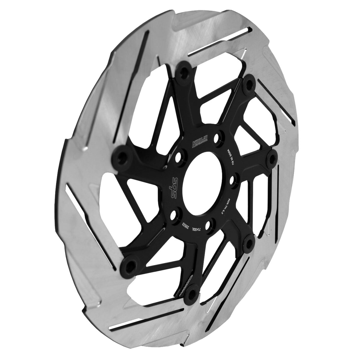 Kodlin by SBS '7-spoke' brake rotor front left - Clear