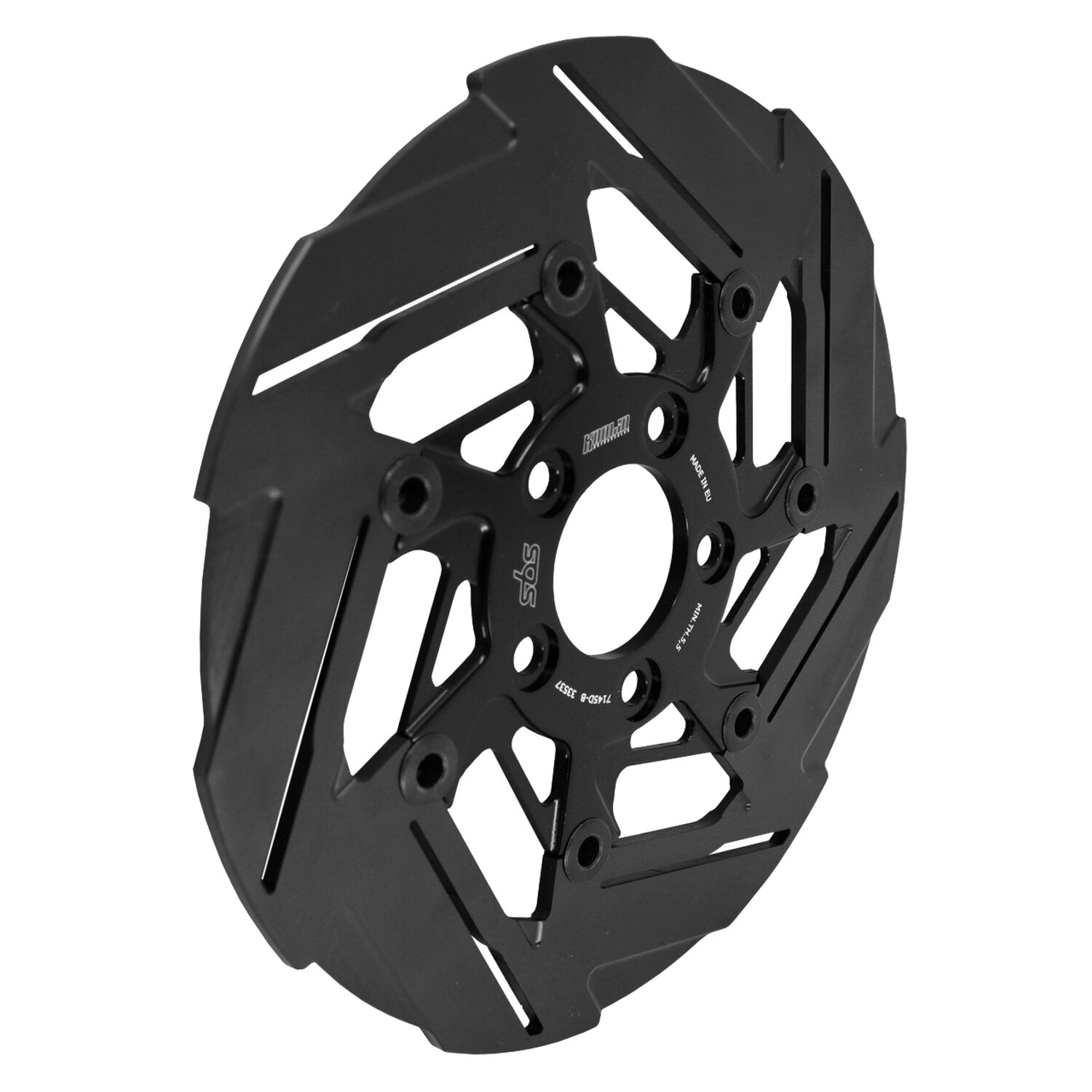 Kodlin by SBS '7-spoke' brake rotor rear - Black