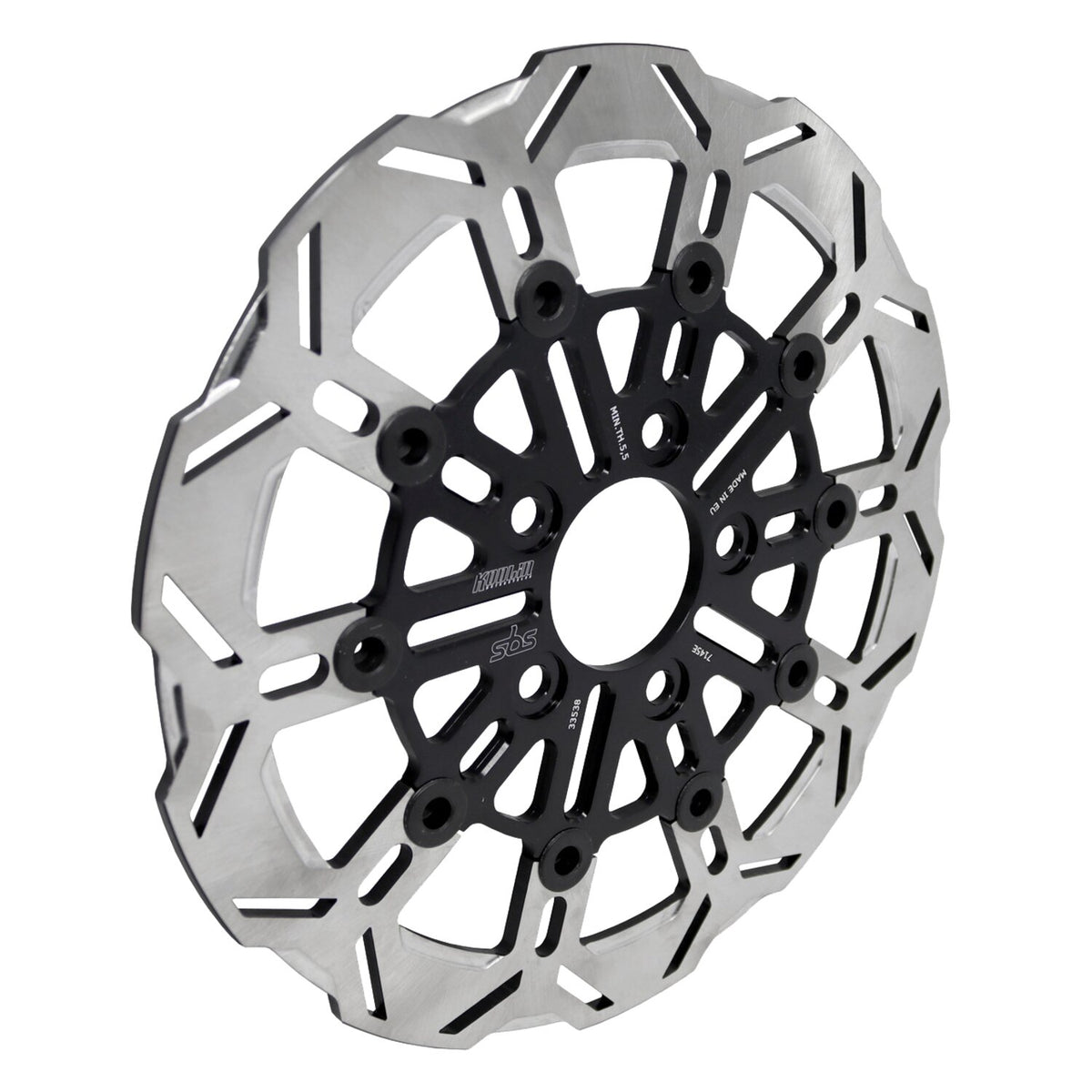 Kodlin by SBS '10-spoke' brake rotor rear - Clear