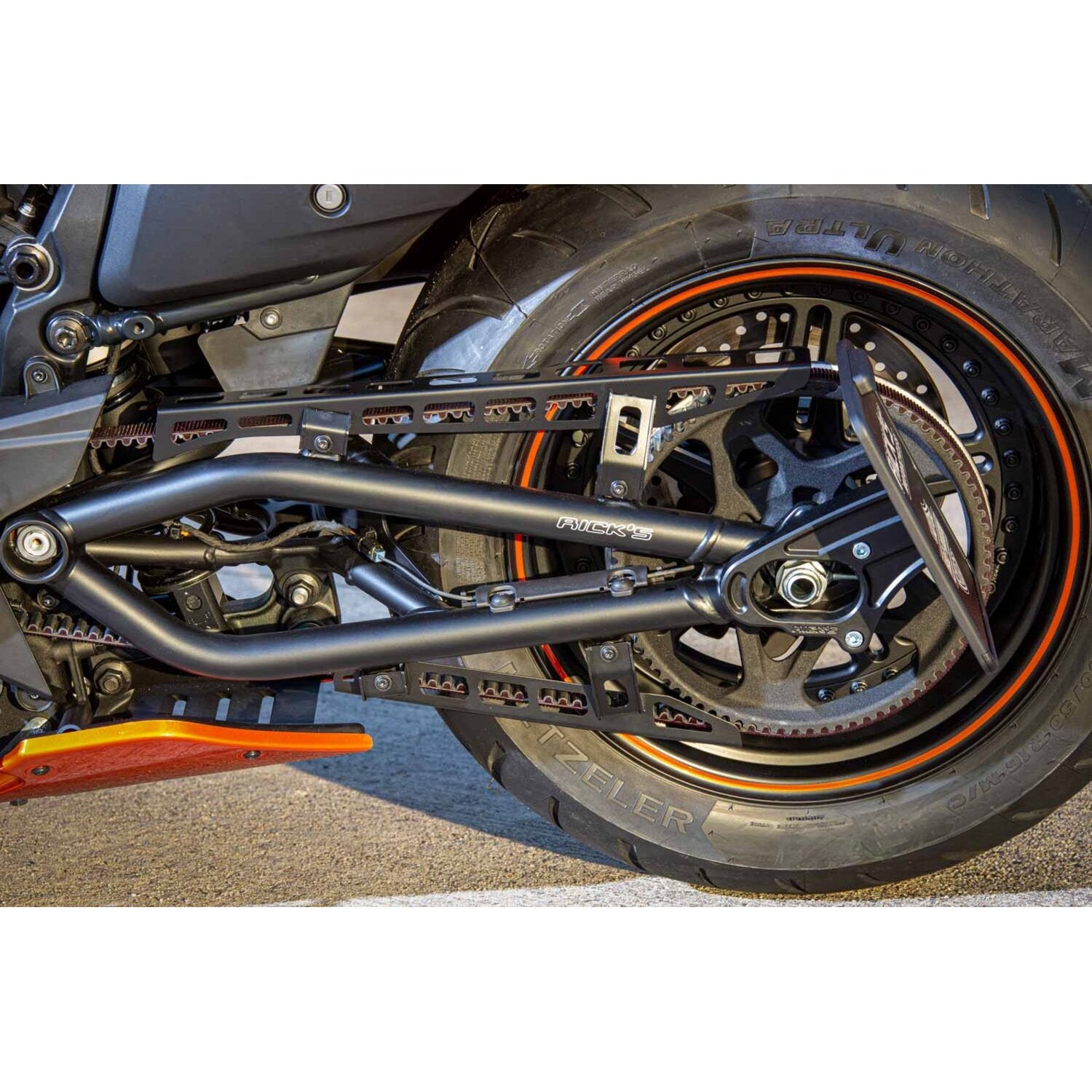 Rick's Motorcycles belt cover kit Sportster S - Matte black