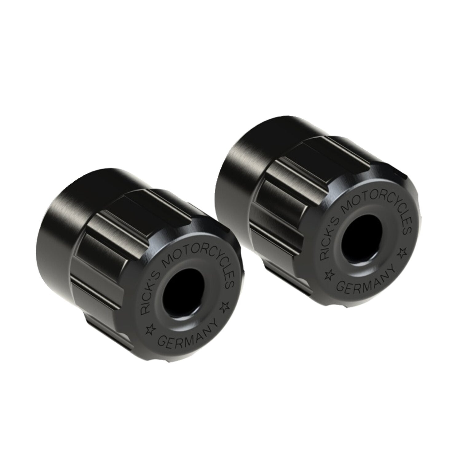 Rick's Motorcycles Clubstyle crashbar end caps - Gloss Black