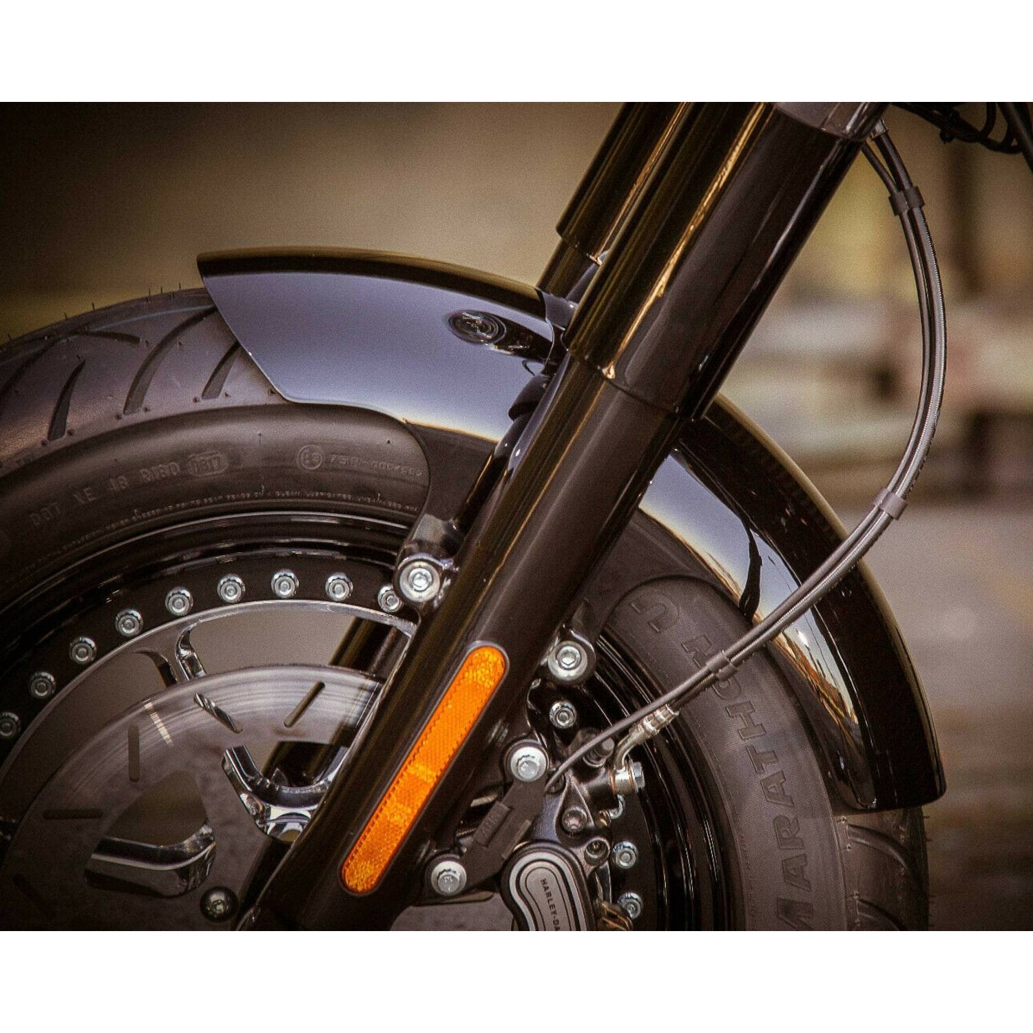 Rick's Motorcycles Softail 16" custom front fender - Long