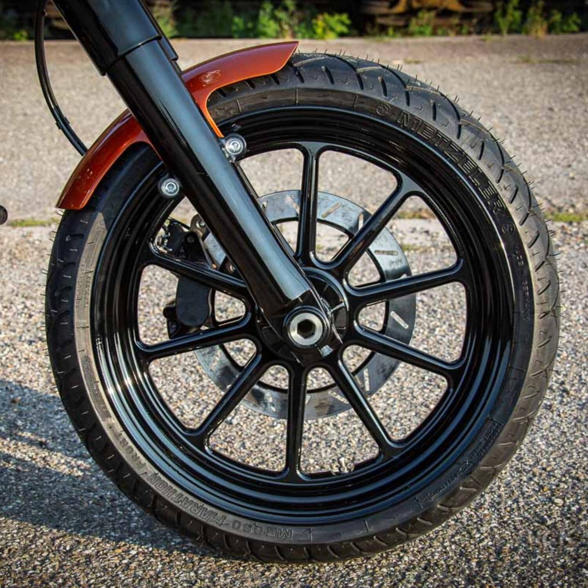 Rick's Motorcycles Softail 16" custom front fender - Short