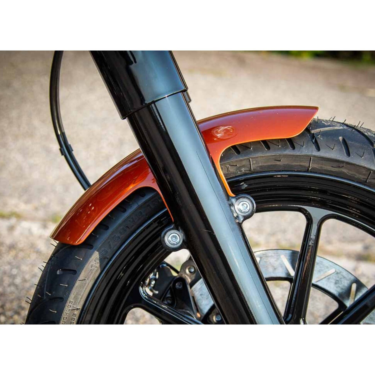 Rick's Motorcycles Softail 18" custom front fender - Short