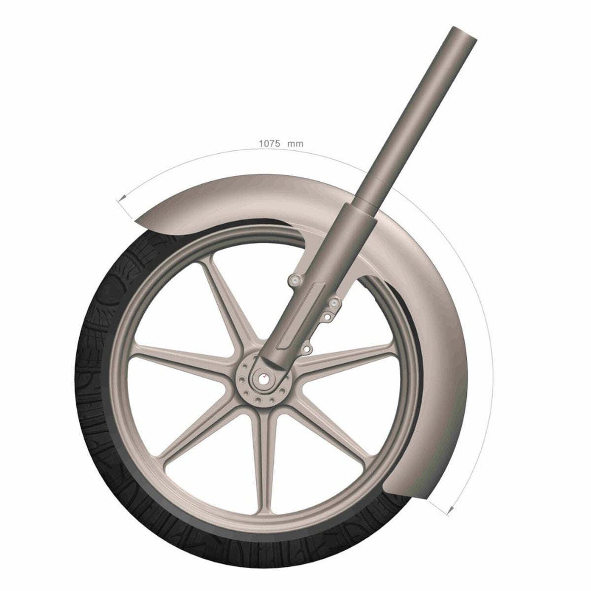 Rick's Motorcycles 21" front fender Touring 'Standard'