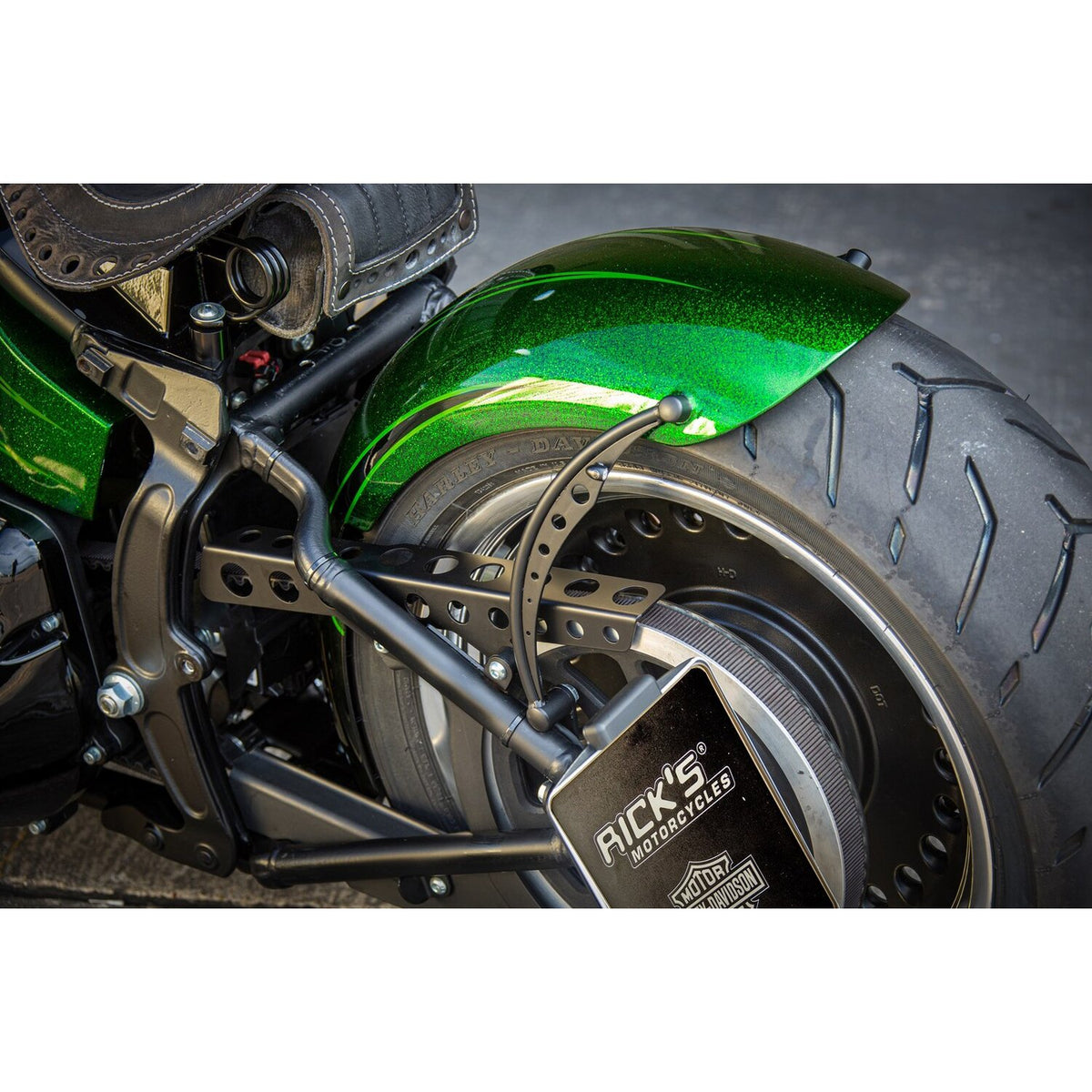 Rick's Motorcycles rear fender Bobber 200mm tire - Long