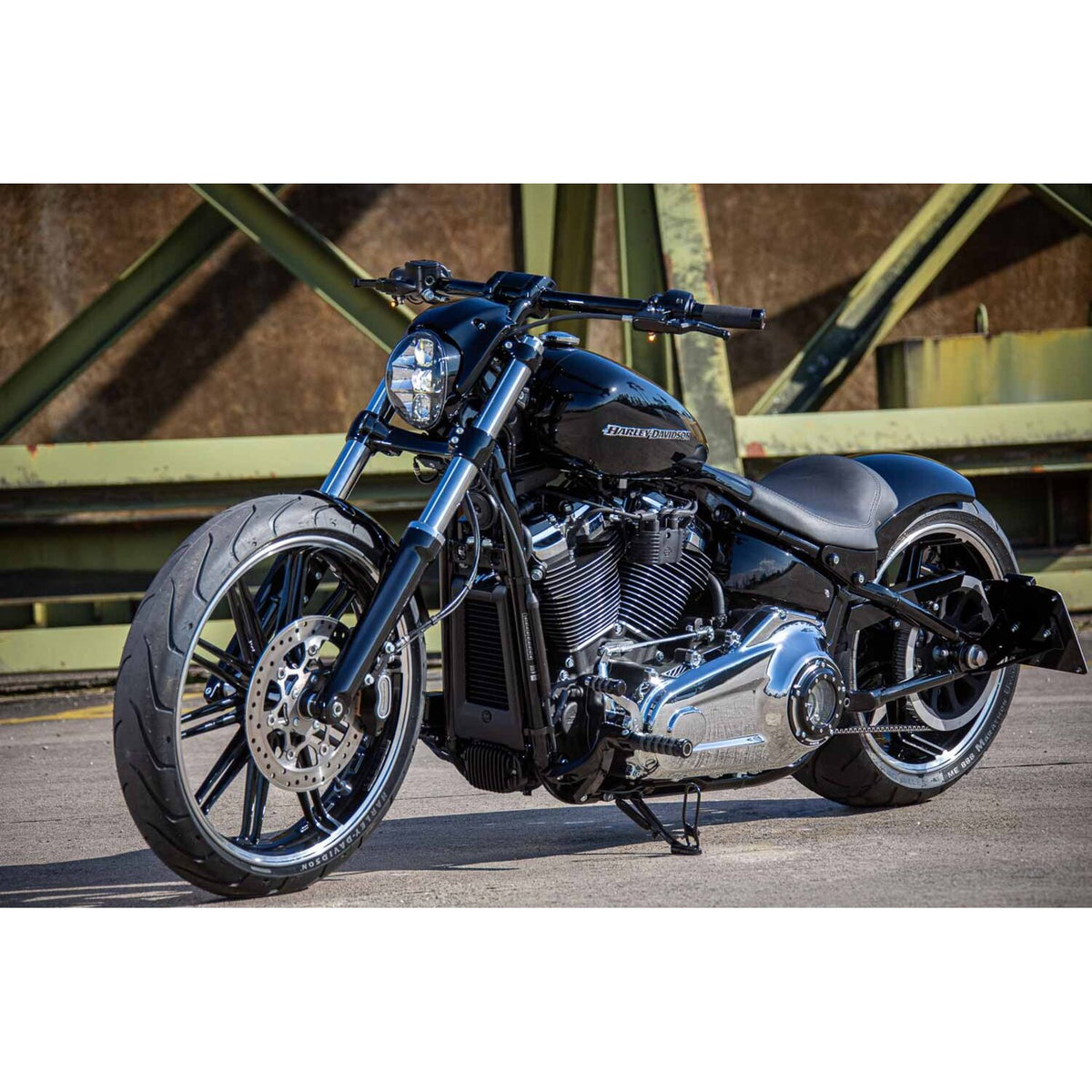 Rick's Motorcycles rider foot pegs O-ring style - Black