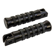 Rick's Motorcycles rider foot pegs O-ring style - Black
