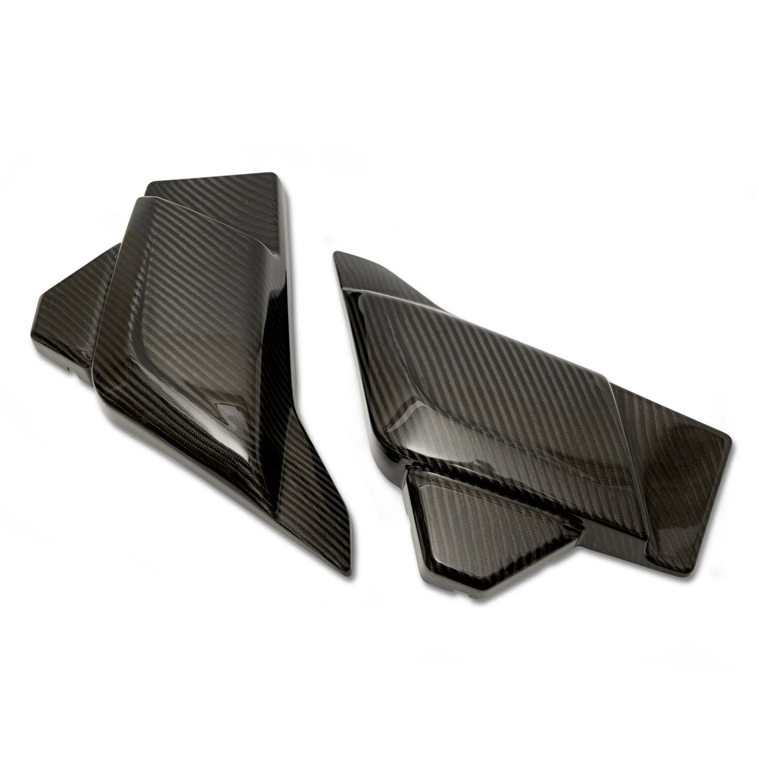 Tommy & Sons Flow style carbon side cover set - Woven