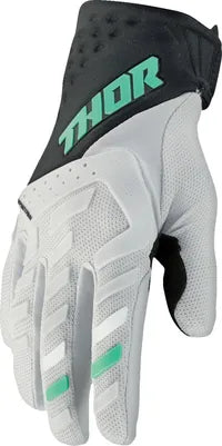 Thor Women's Spectrum Mx Gloves - Black/Gray/Mint