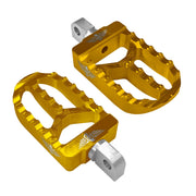 Heinz Bikes Adjustable Foot Pegs For Harley - Gold