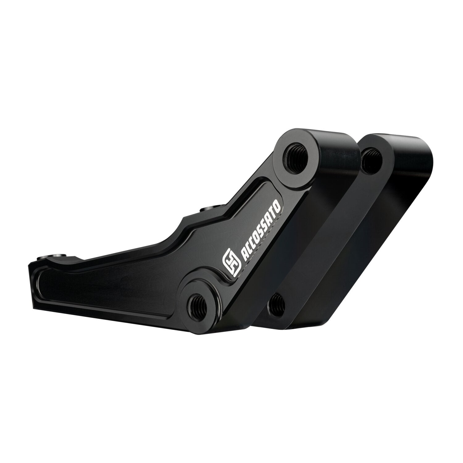 Accossato brake caliper bracket set - 108mm L/R front - Black