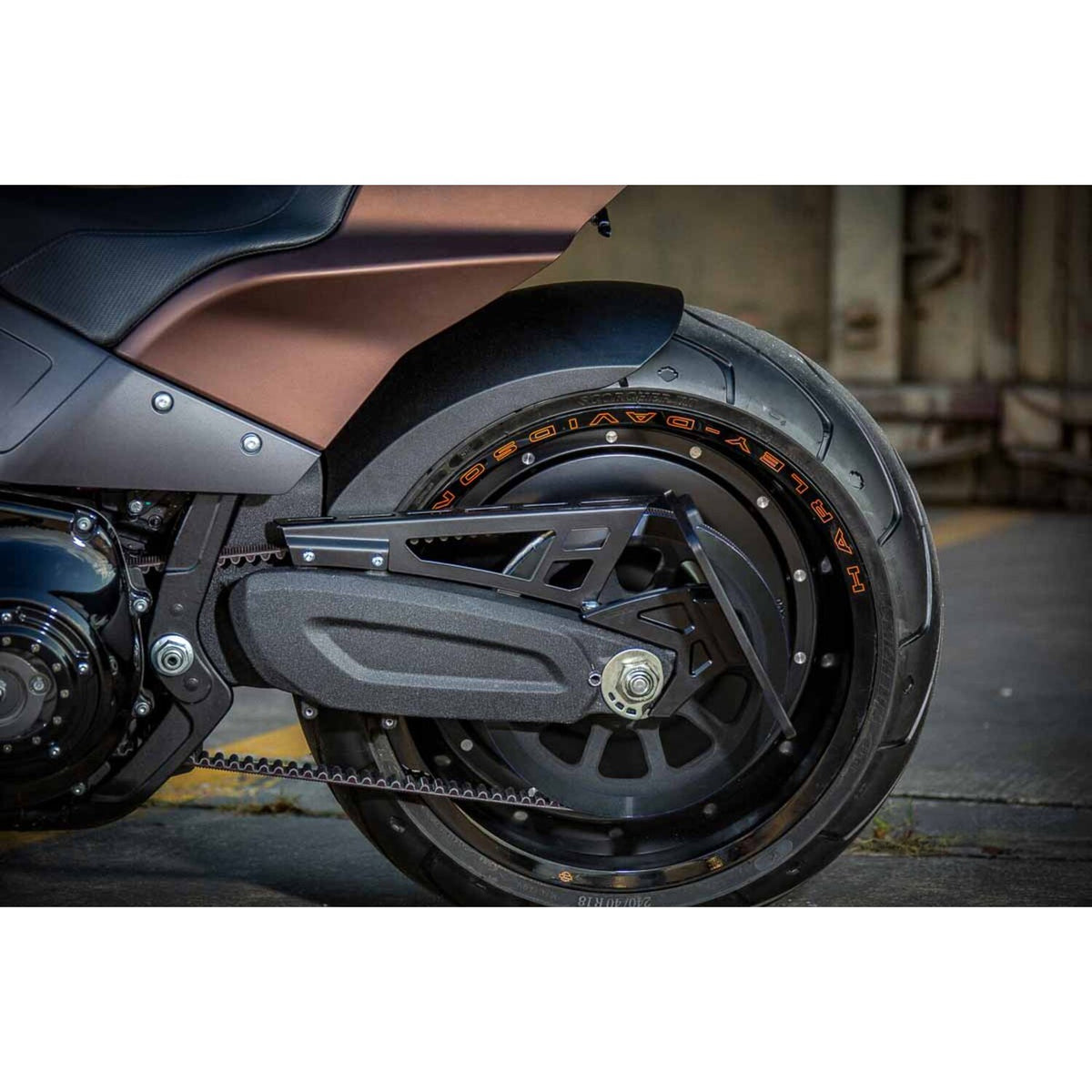 Rick's Motorcycles belt cover kit FXDRS - Matte black