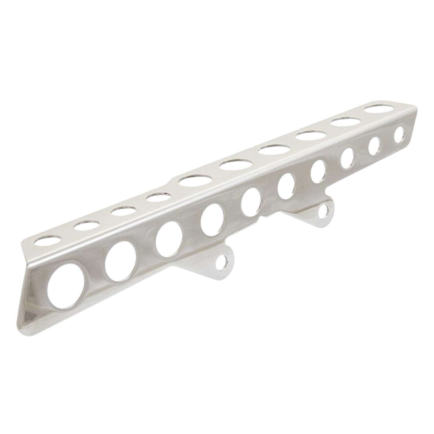 Rick's Motorcycles belt guard Round holes - Polished